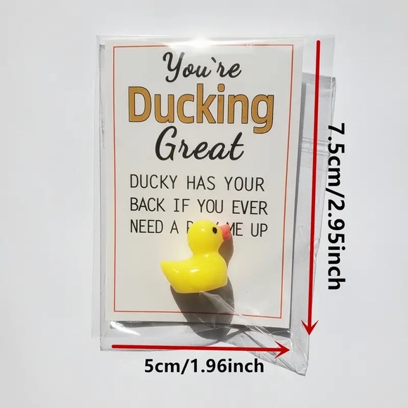You’re DUCKing Great! Pocket card (2 per pack) - Picture 2 of 2